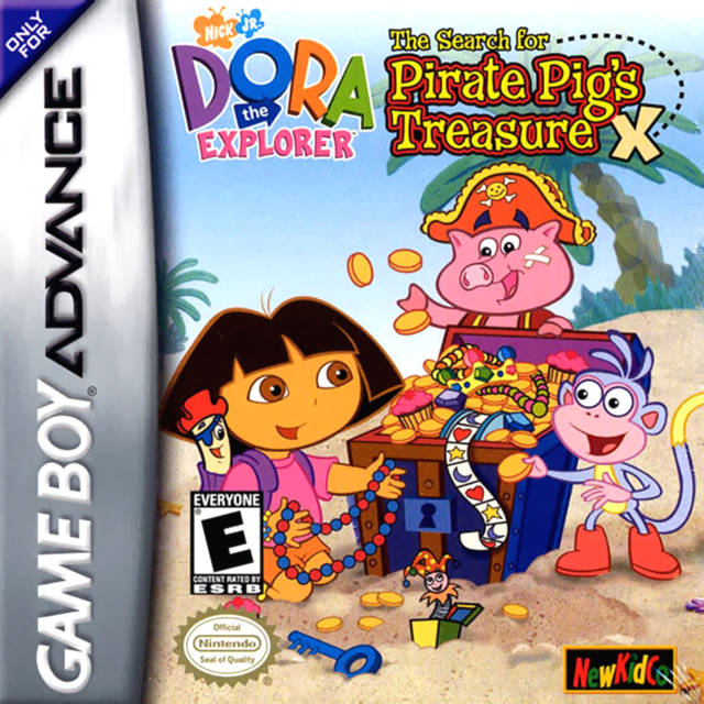 Dora the Explorer: The Search for Pirate Pig's Treasure - (GBA) Game Boy Advance [Pre-Owned] Video Games NewKidCo   