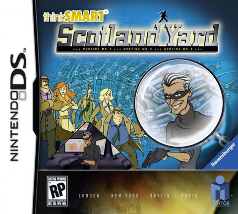 thinkSMART: Scotland Yard - Hunting Mr. X - (NDS) Nintendo DS Video Games Mentor Interactive   