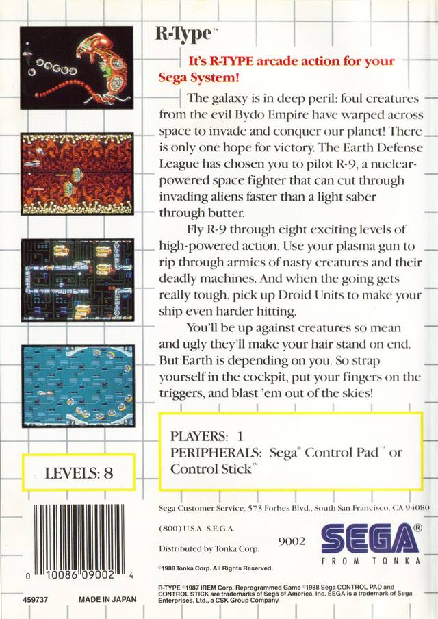 R-Type - SEGA Master System [Pre-Owned] Video Games Sega   