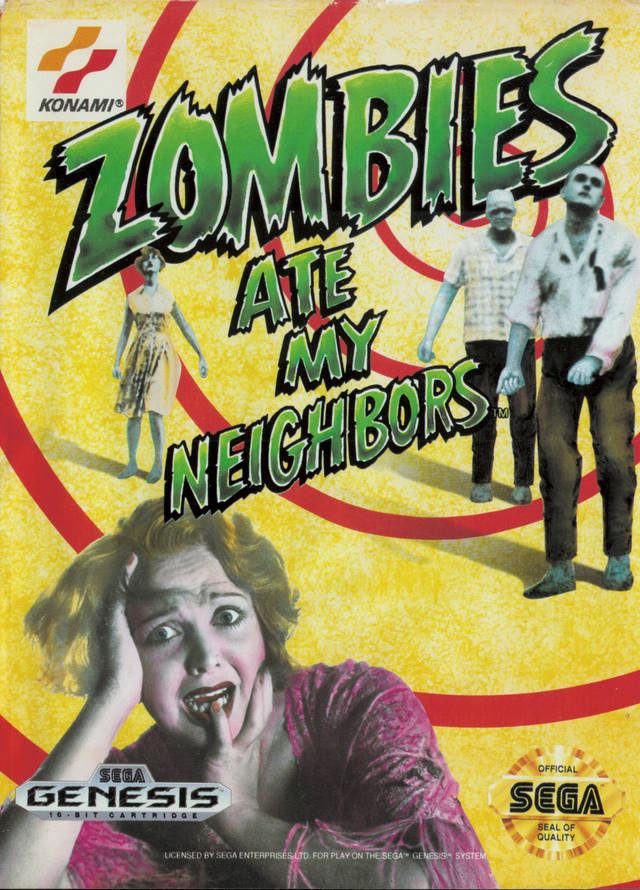 Zombies Ate My Neighbors - (SG) SEGA Genesis [Pre-Owned] Video Games Konami   