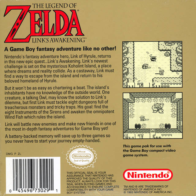The Legend of Zelda: Link's Awakening - (GB) Game Boy [Pre-Owned] Video Games Nintendo   