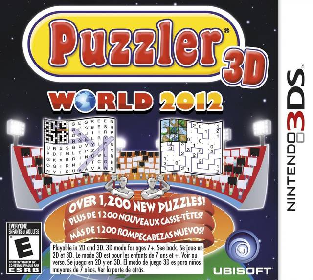 Puzzler World 2012 3D - Nintendo 3DS Video Games Ubisoft   