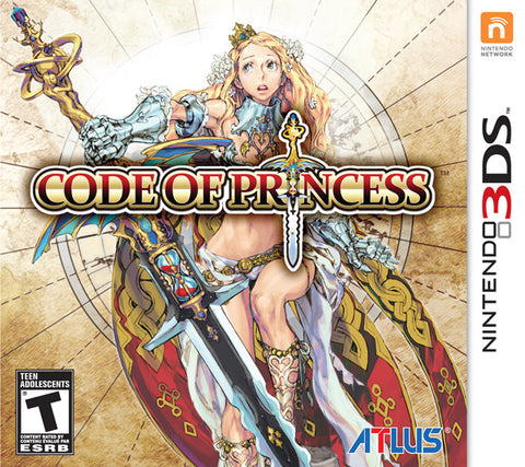 Code of Princess - Nintendo 3DS Video Games Atlus   