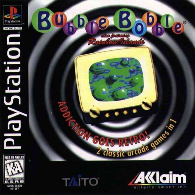 Bubble Bobble also featuring Rainbow Islands - (PS1) PlayStation 1 [Pre-Owned] Video Games Acclaim   