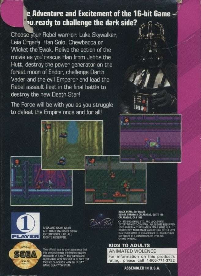 Super Star Wars: Return of the Jedi - SEGA GameGear [Pre-Owned