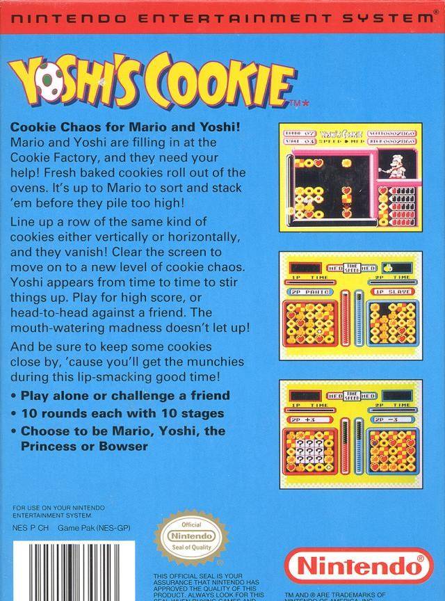 Yoshi's Cookie - (NES) Nintendo Entertainment System [Pre-Owned] Video Games Nintendo   