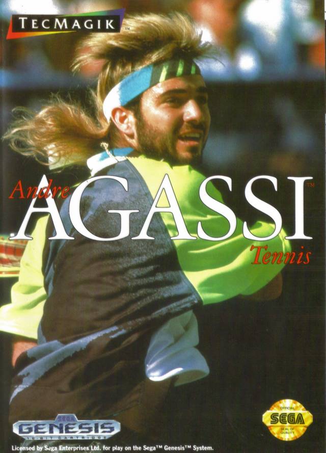 Andre Agassi Tennis - (SG) SEGA Genesis [Pre-Owned] Video Games TecMagik   