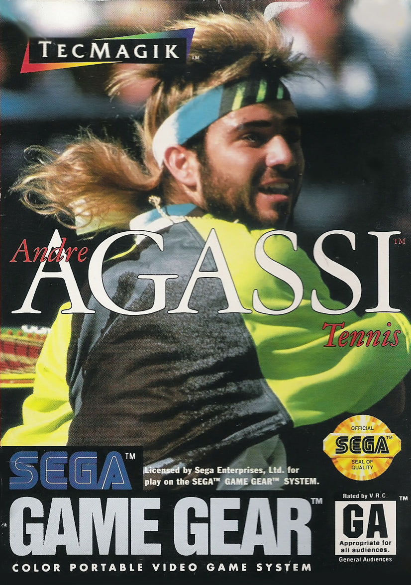 Andre Agassi Tennis - SEGA GameGear [Pre-Owned] Video Games Sega   