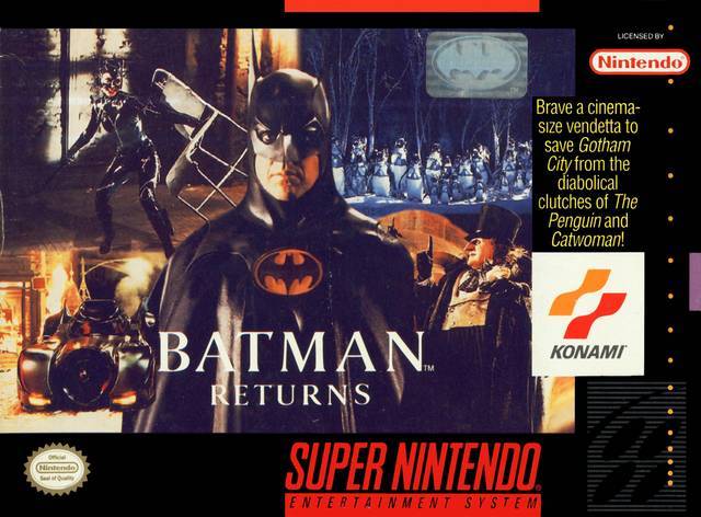 Batman Returns - (SNES) Super Nintendo [Pre-Owned] Video Games Konami   