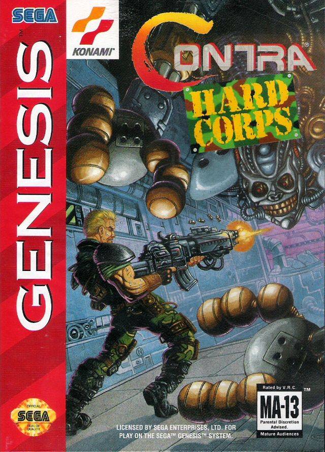 Contra: Hard Corps (Paper Box) - (SG) SEGA Genesis [Pre-Owned] Video Games Konami   