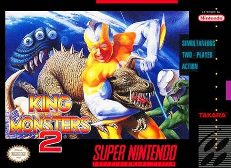 King of the Monsters 2 - (SNES) Super Nintendo [Pre-Owned] Video Games Takara   