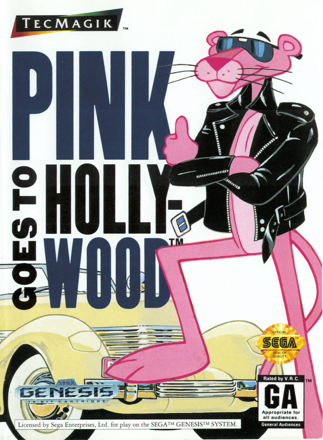 Pink Goes to Hollywood - (SG) SEGA Genesis [Pre-Owned] Video Games TecMagik   