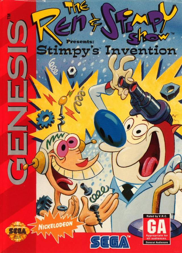 The Ren & Stimpy Show Presents: Stimpy's Invention - SEGA Genesis [Pre-Owned] Video Games Sega   