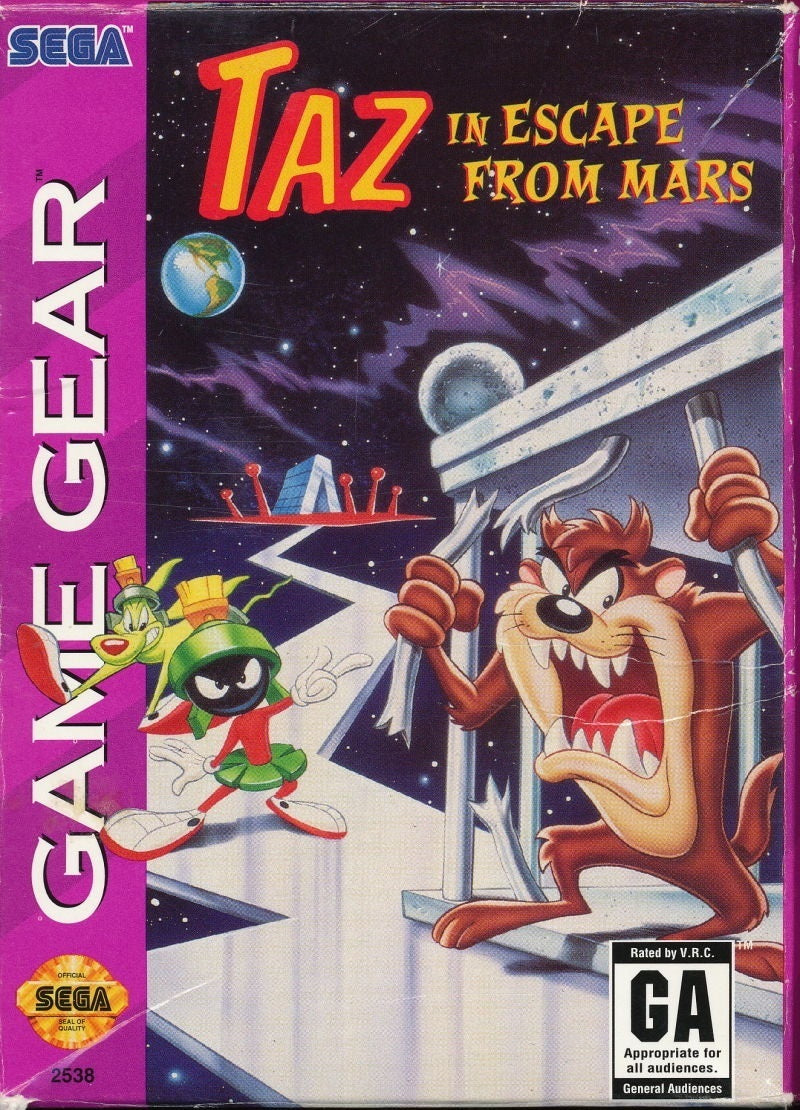 Taz in Escape from Mars - SEGA GameGear [Pre-Owned] Video Games Sega   
