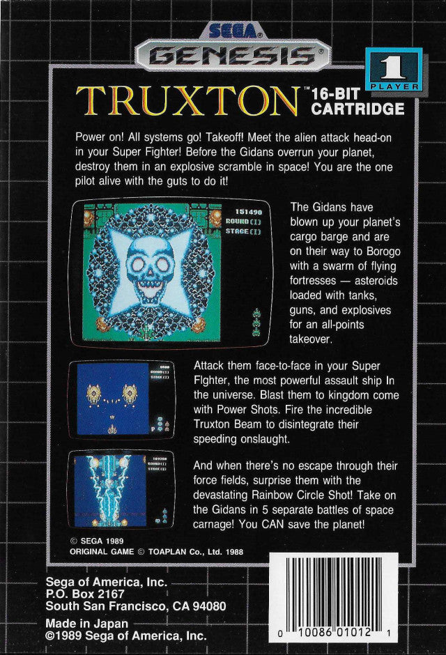 Truxton - (SG) SEGA Genesis [Pre-Owned] Video Games Sega   