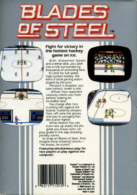 Blades of Steel - (NES) Nintendo Entertainment System [Pre-Owned] Video Games Konami   