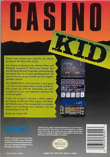 Casino Kid - (NES) Nintendo Entertainment System [Pre-Owned] Video Games Sofel   