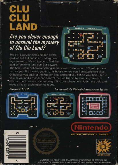 Clu Clu Land - (NES) Nintendo Entertainment System [Pre-Owned] Video Games Nintendo   