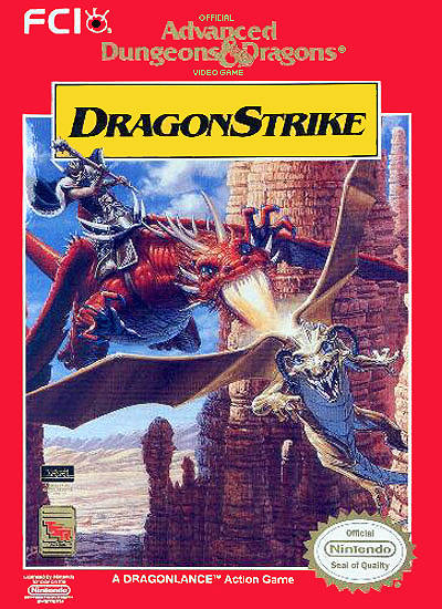 Advanced Dungeons & Dragons: DragonStrike - (NES) Nintendo Entertainment System [Pre-Owned] Video Games Pony Canyon   