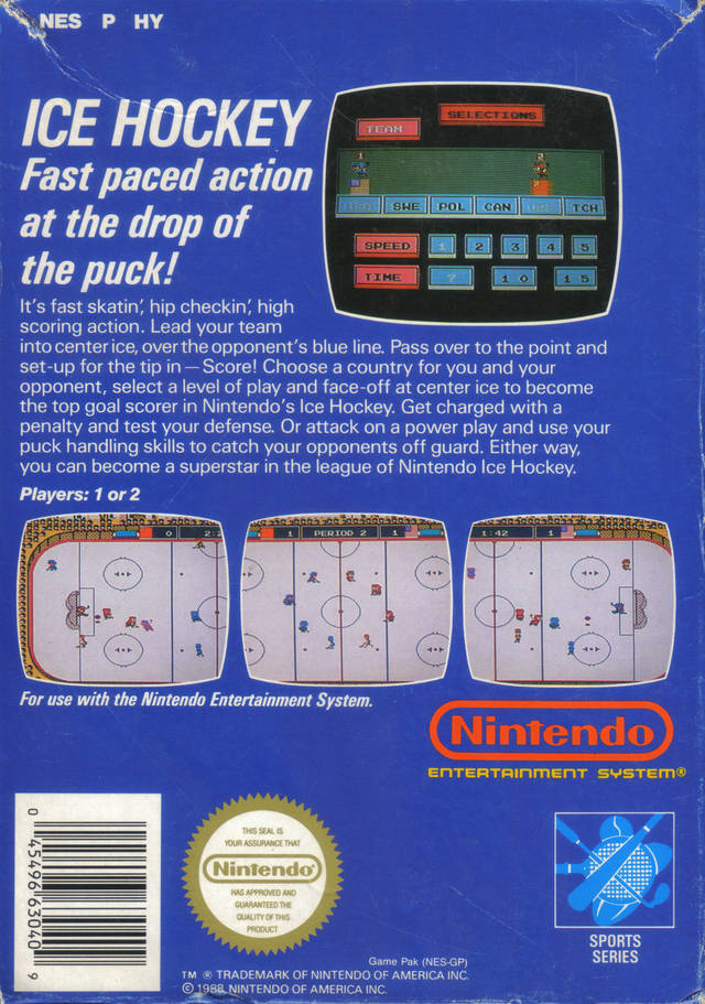 Ice Hockey - (NES) Nintendo Entertainment System [Pre-Owned] Video Games Nintendo   