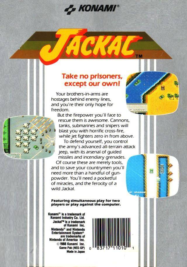 Jackal - (NES) Nintendo Entertainment System [Pre-Owned] | J&L Game