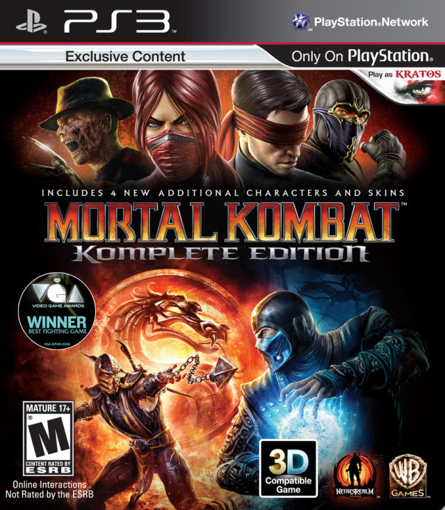 Mortal Kombat Komplete Edition - (PS3) PlayStation 3 [Pre-Owned] Video Games Warner Bros. Interactive Entertainment   