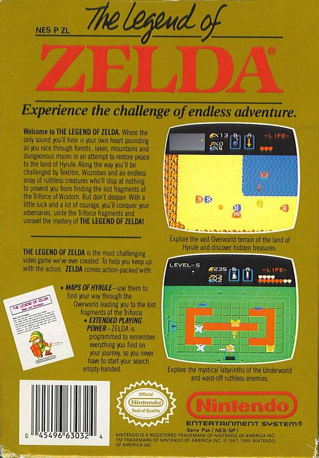 The Legend of Zelda (Gold Series)- (NES) Nintendo Entertainment System [Pre-Owned] Video Games Nintendo   