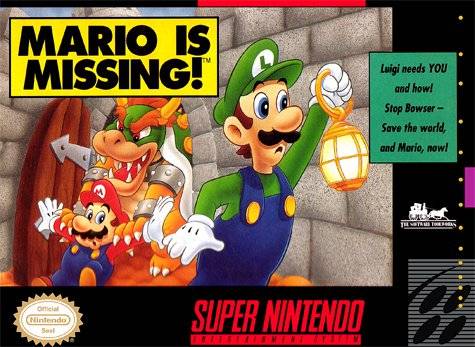 Mario Is Missing! - (SNES) Super Nintendo [Pre-Owned] Video Games Software Toolworks   