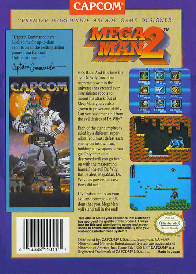 Mega Man 2 - (NES) Nintendo Entertainment System  [Pre-Owned] Video Games Capcom   