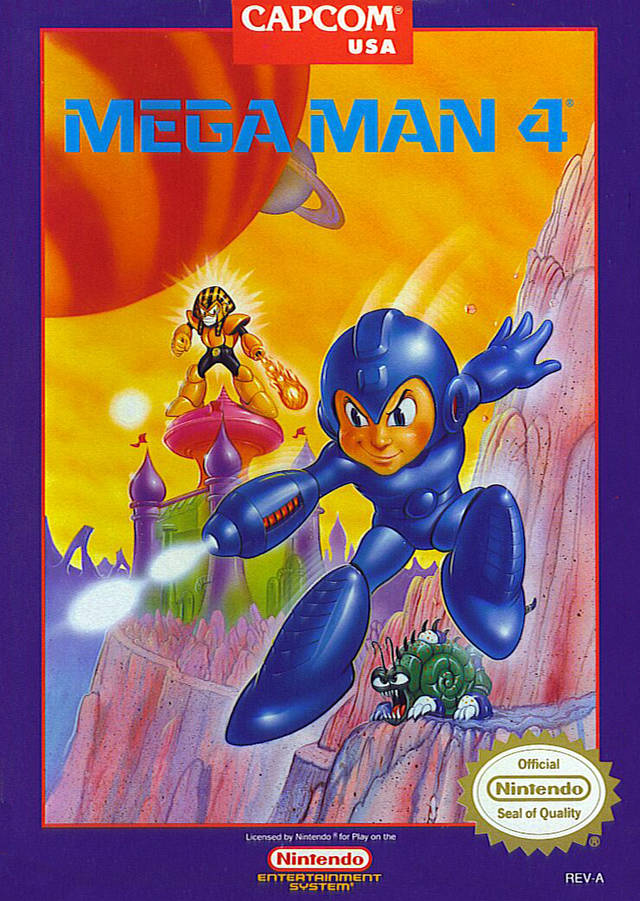 Mega Man 4 - (NES) Nintendo Entertainment System  [Pre-Owned] Video Games Capcom   