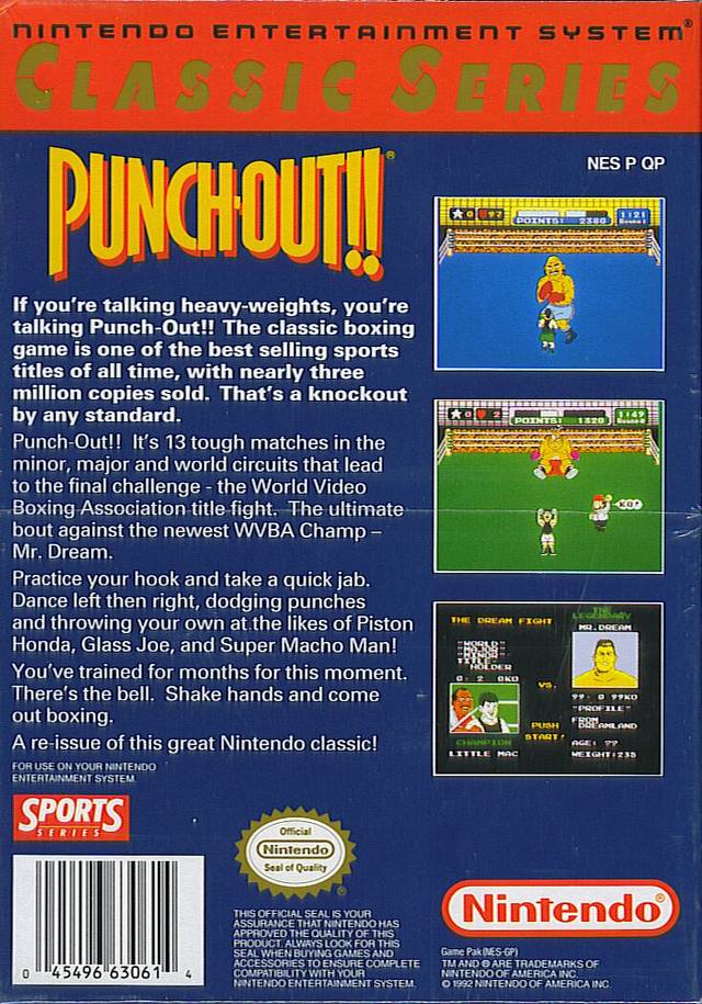 Punch-Out!! (Classic Series) - (NES) Nintendo Entertainment System [Pre-Owned] Video Games Nintendo   