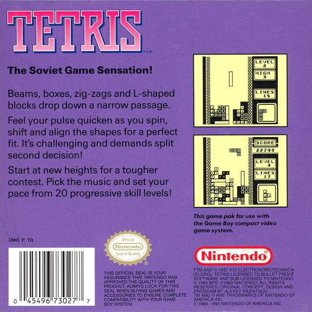 Tetris - (GB) Game Boy [Pre-Owned] Video Games Nintendo   