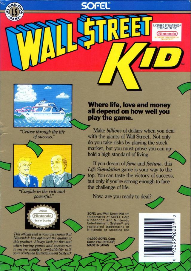 Wall Street Kid - (NES) Nintendo Entertainment System [Pre-Owned] Video Games Sofel   