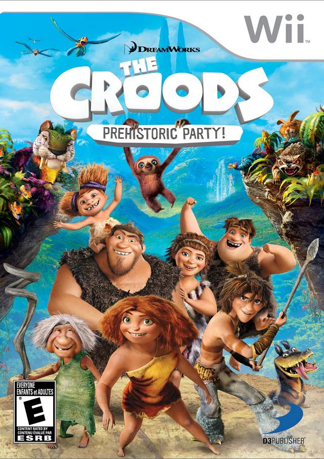 DreamWorks The Croods: Prehistoric Party! - Nintendo Wii Video Games D3Publisher   