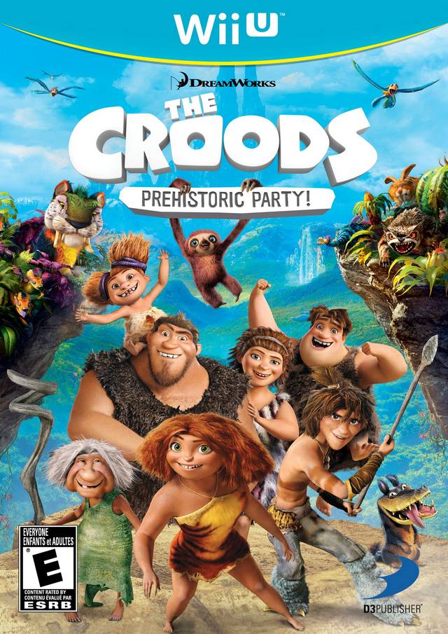 DreamWorks The Croods: Prehistoric Party! - Nintendo Wii U Video Games D3Publisher   
