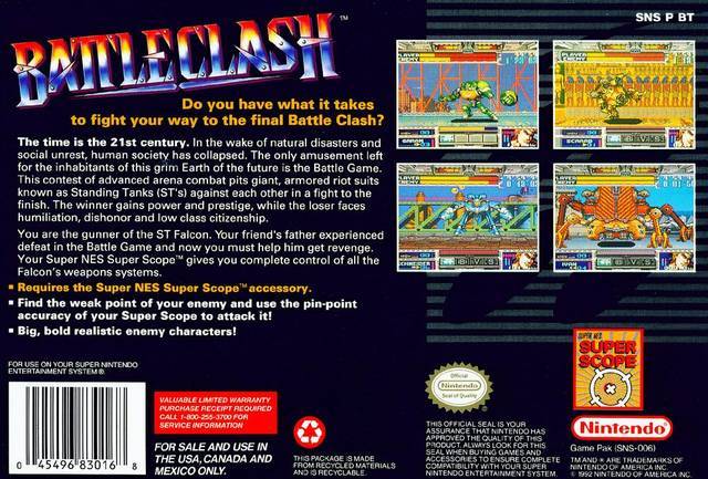 Battle Clash - (SNES) Super Nintendo [Pre-Owned] Video Games Nintendo   