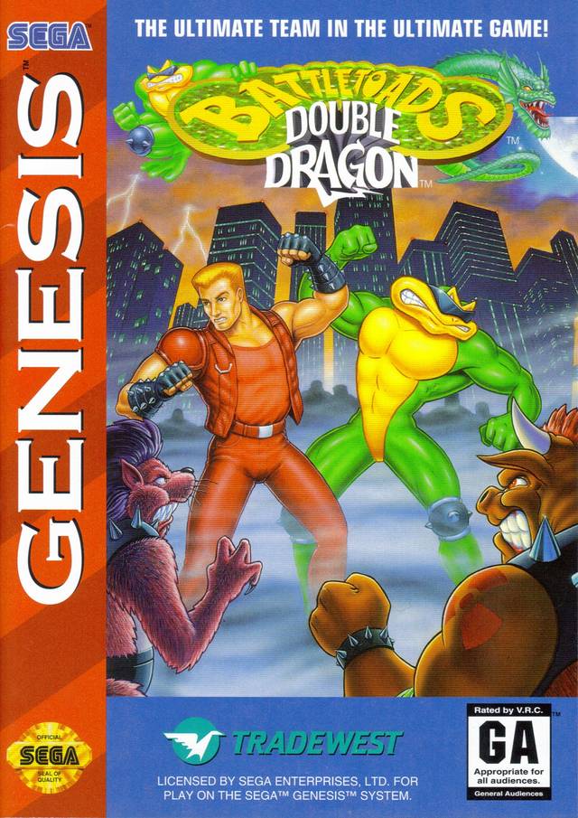 Battletoads / Double Dragon - (SG) SEGA Genesis [Pre-Owned] Video Games Tradewest   
