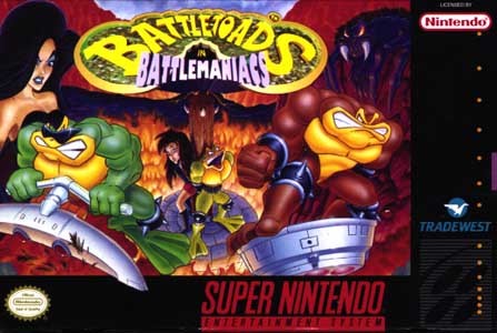 Battletoads in Battlemaniacs - (SNES) Super Nintendo [Pre-Owned] Video Games Tradewest   