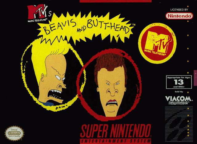Beavis and Butt-head - (SNES) Super Nintendo [Pre-Owned] Video Games Viacom New Media   