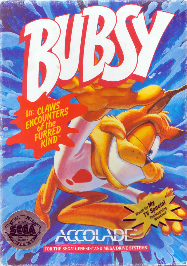 Bubsy in: Claws Encounters of the Furred Kind - (SG) SEGA Genesis [Pre-Owned] Video Games Accolade   