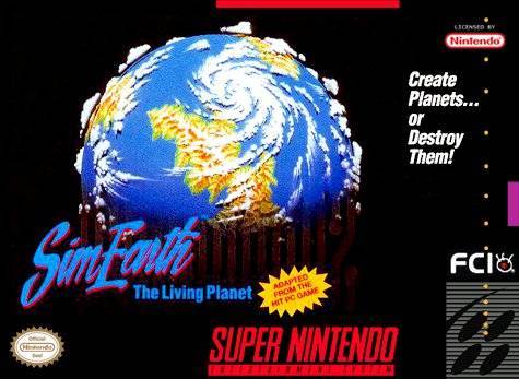 SimEarth: The Living Planet - (SNES) Super Nintendo [Pre-Owned] Video Games FCI, Inc.   