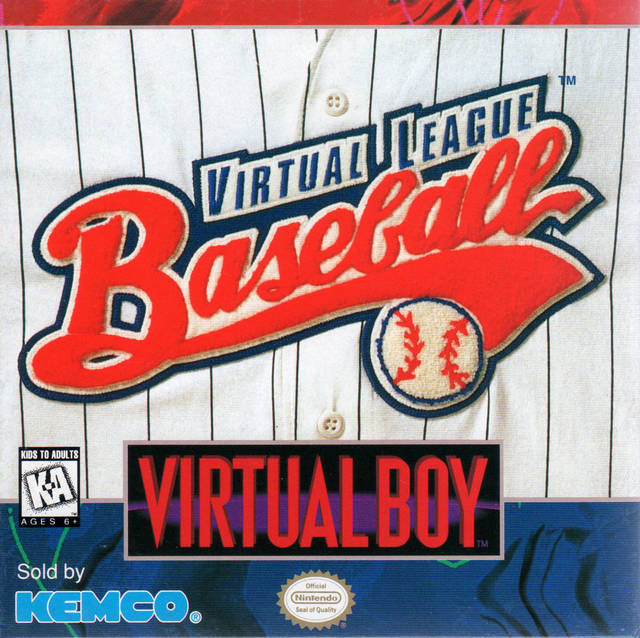 Virtual League Baseball - Virtual Boy Video Games Kemco   