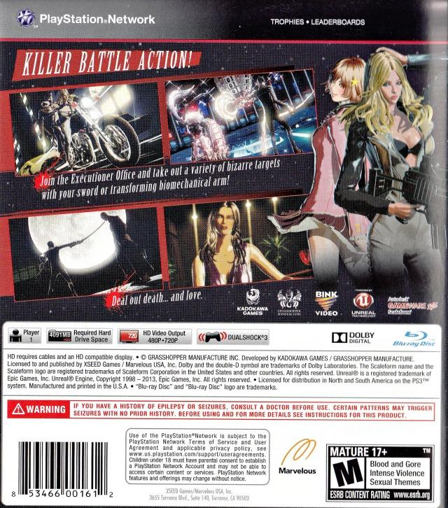 Killer Is Dead (Limited Edition) - (PS3) PlayStation 3 Video Games XSEED Games   