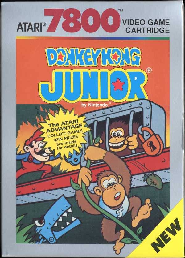 Donkey Kong Junior - Atari 7800 [Pre-Owned] Video Games Atari Corporation   