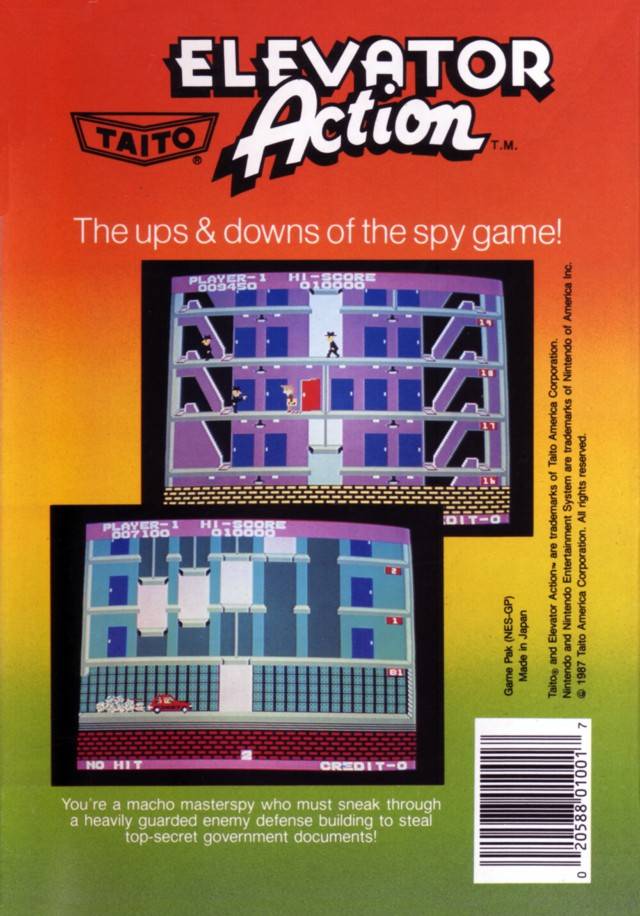Elevator Action - (NES) Nintendo Entertainment System [Pre-Owned] Video Games Taito Corporation   