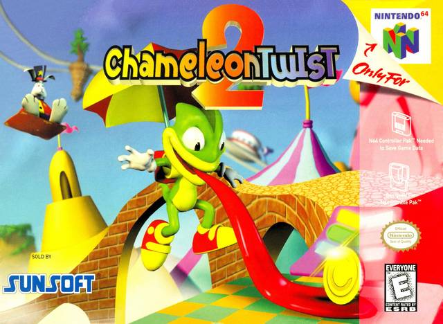 Chameleon Twist 2 - (N64) Nintendo 64 [Pre-Owned] Video Games SunSoft   