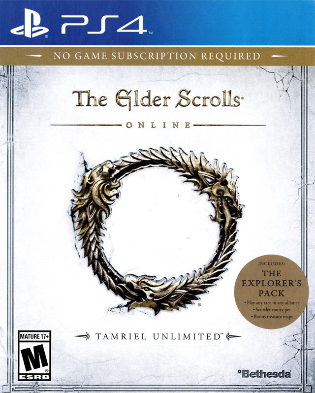 The Elder Scrolls Online: Tamriel Unlimited - PlayStation 4 Video Games Bethesda Softworks   