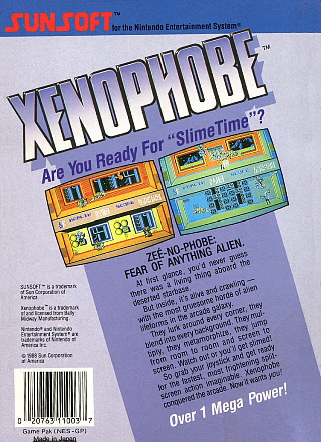 Xenophobe - (NES) Nintendo Entertainment System [Pre-Owned] Video Games SunSoft   