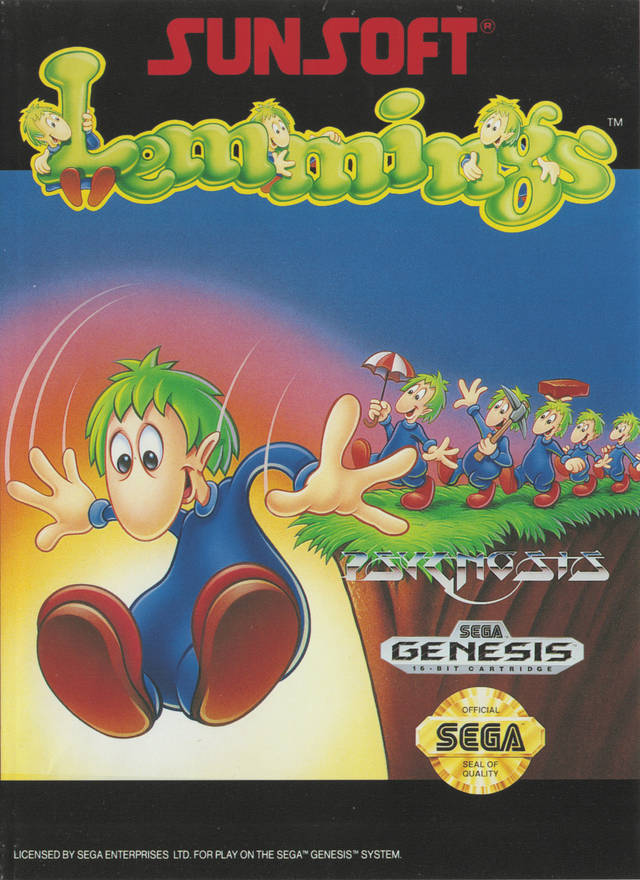 Lemmings - (SG) SEGA Genesis [Pre-Owned] Video Games SunSoft   