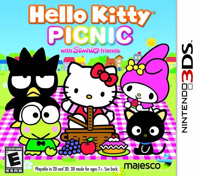Hello Kitty Picnic with Sanrio Friends - Nintendo 3DS Video Games Majesco   
